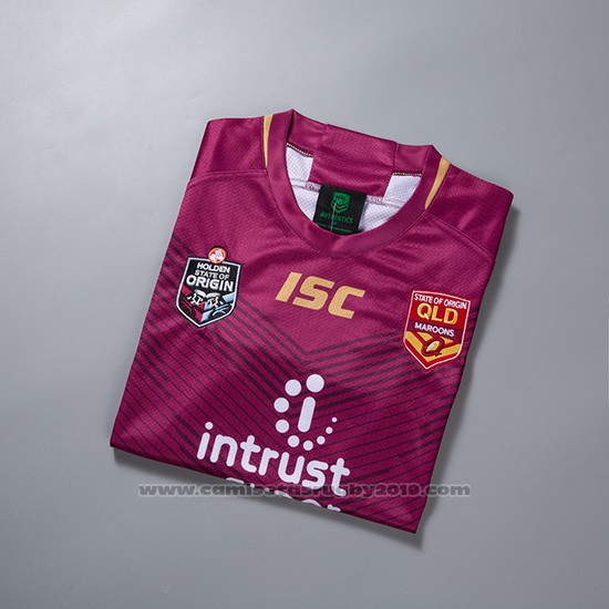 Camiseta Queensland Maroons Rugby 2019 Local